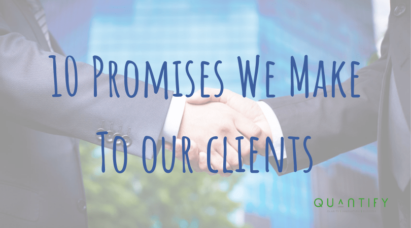 10 Promises We Make to our clients