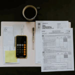Tax forms with calculator
